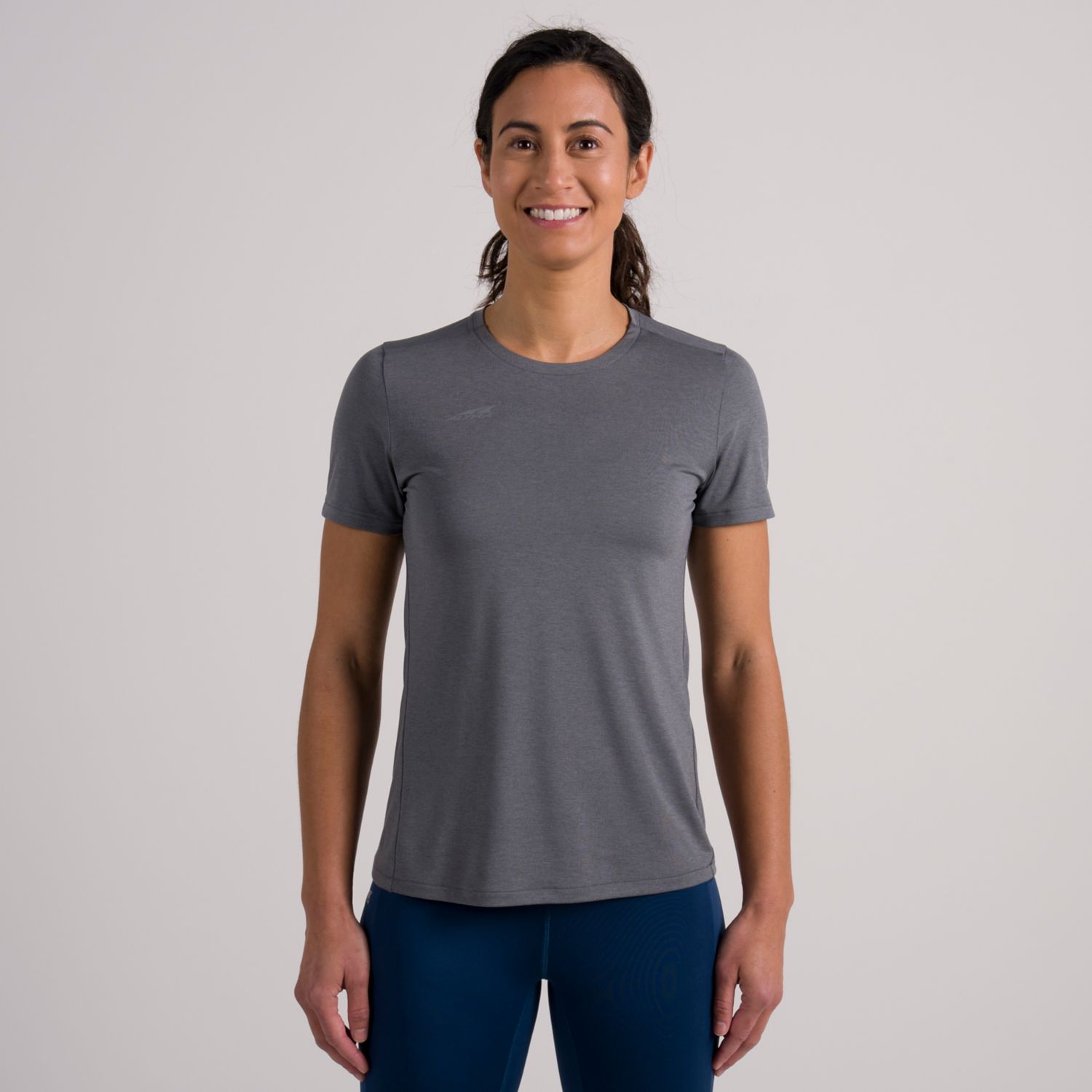 Altra Core Women's T Shirts Blue Grey | South Africa-80152379